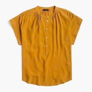 J Crew Drapey Popover Shirt, Petite XS, NWT